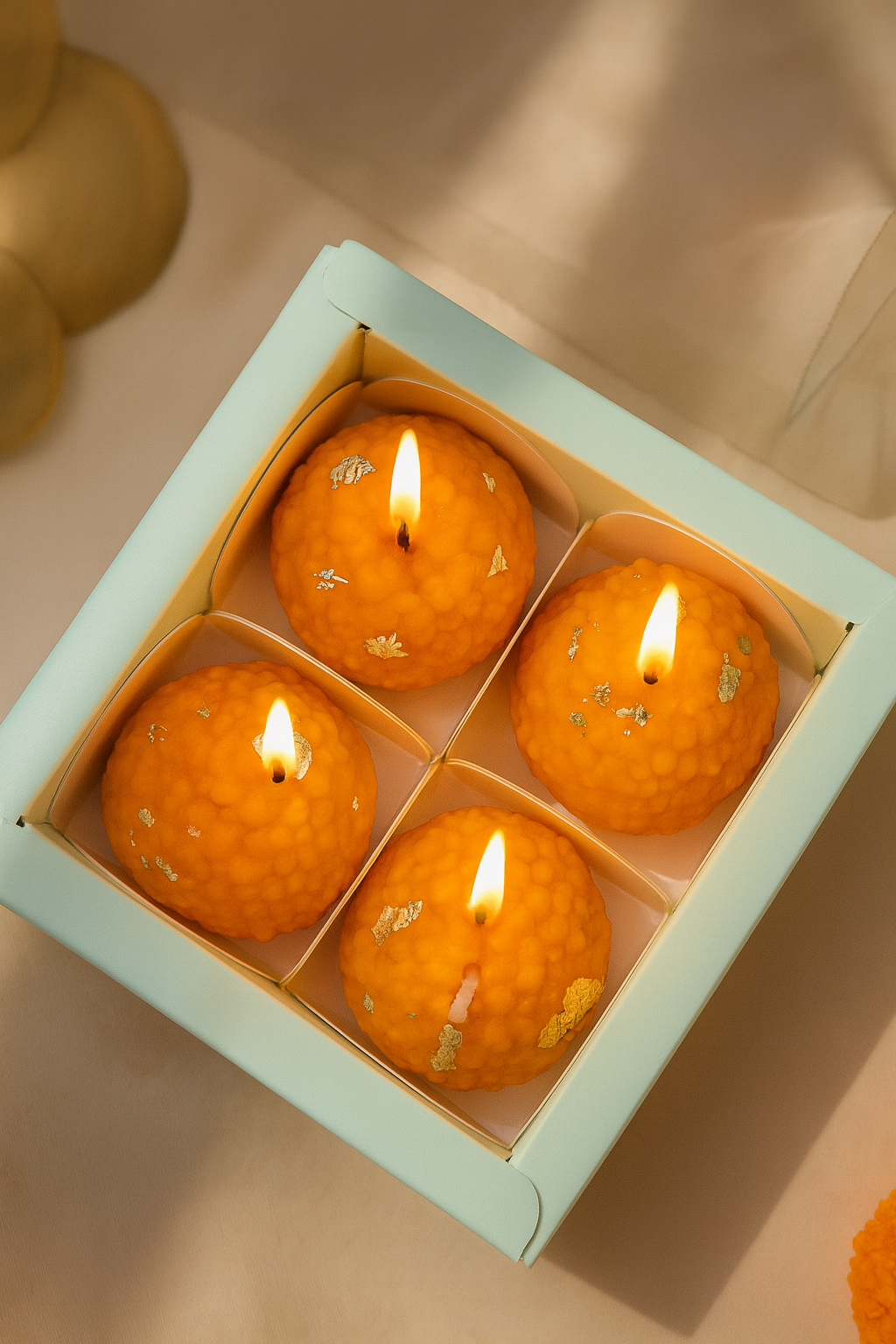 Ladoo Candle(PACK OF 4)