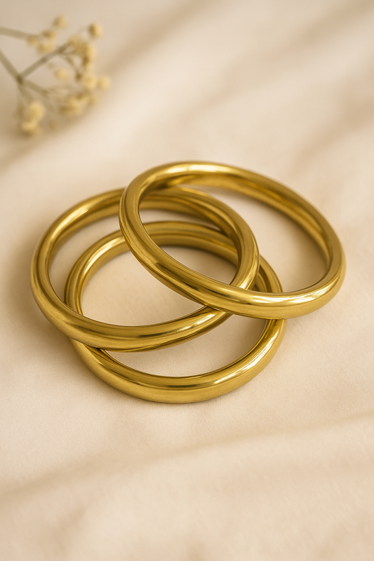 Classic Solid Bangle(SET OF 2)