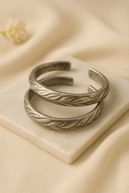 Silver Grove Kada(SET OF 2)