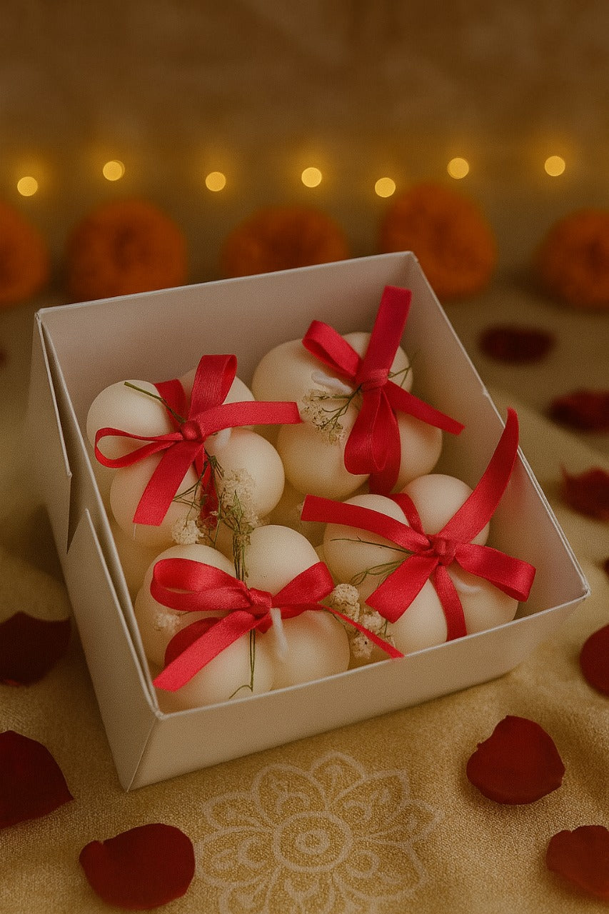 Small Bubble Candle(PACK OF 4)