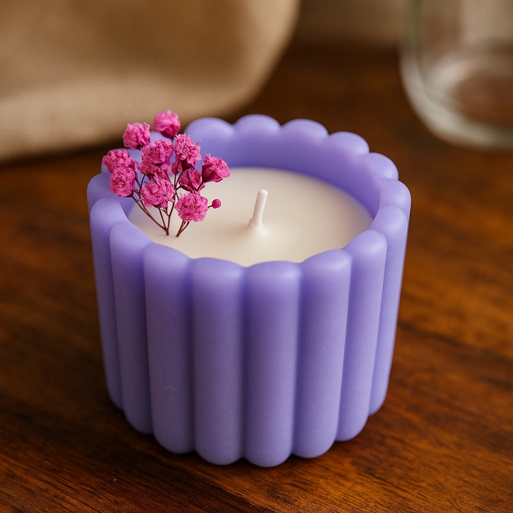 Bubble Jar Wax Candle