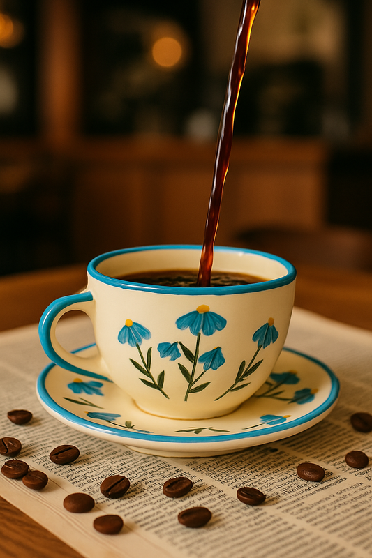 Blue Blossom Cup Set