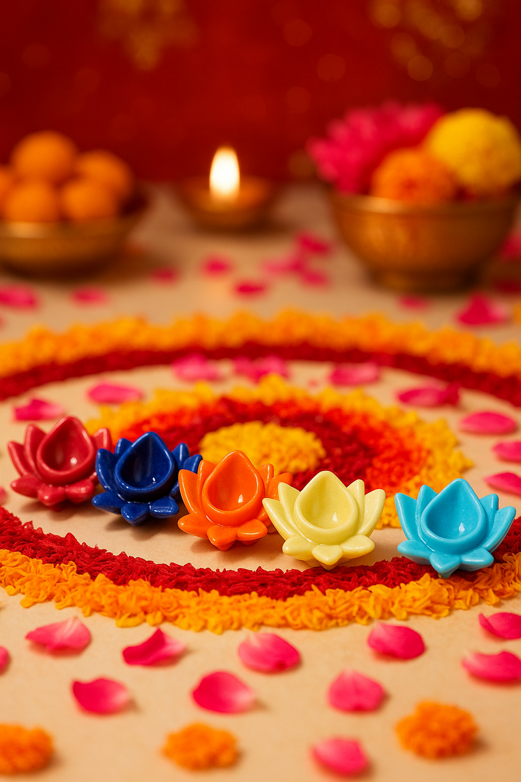 Handmade Diya(Set of 5) – Sanssara Studio